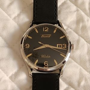 Tissot Heritage Visodate Leather Strap Watch